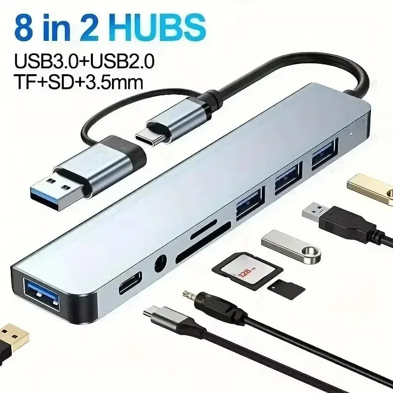 3-in-1 USB C Hub