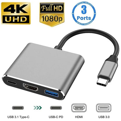3-in-1 USB C Hub