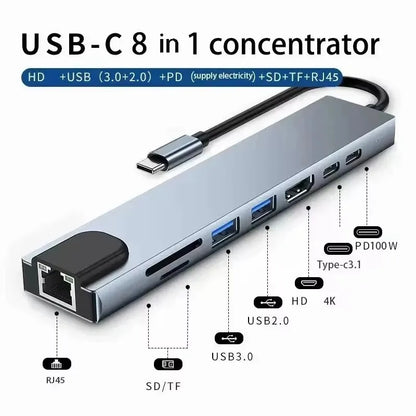 3-in-1 USB C Hub